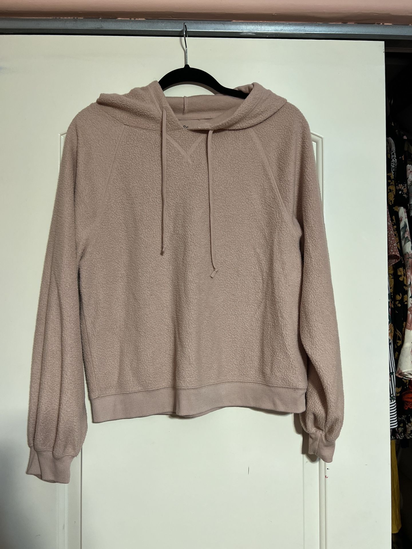 Blush Pink Hoodie Size: Medium