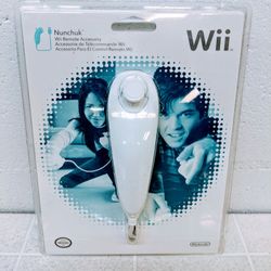 Nintendo Wii Nun Chuk New Factory Sealed