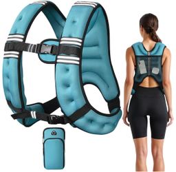 CIODAN Weighted Vest for Men and Women - Blue (12 Lb)