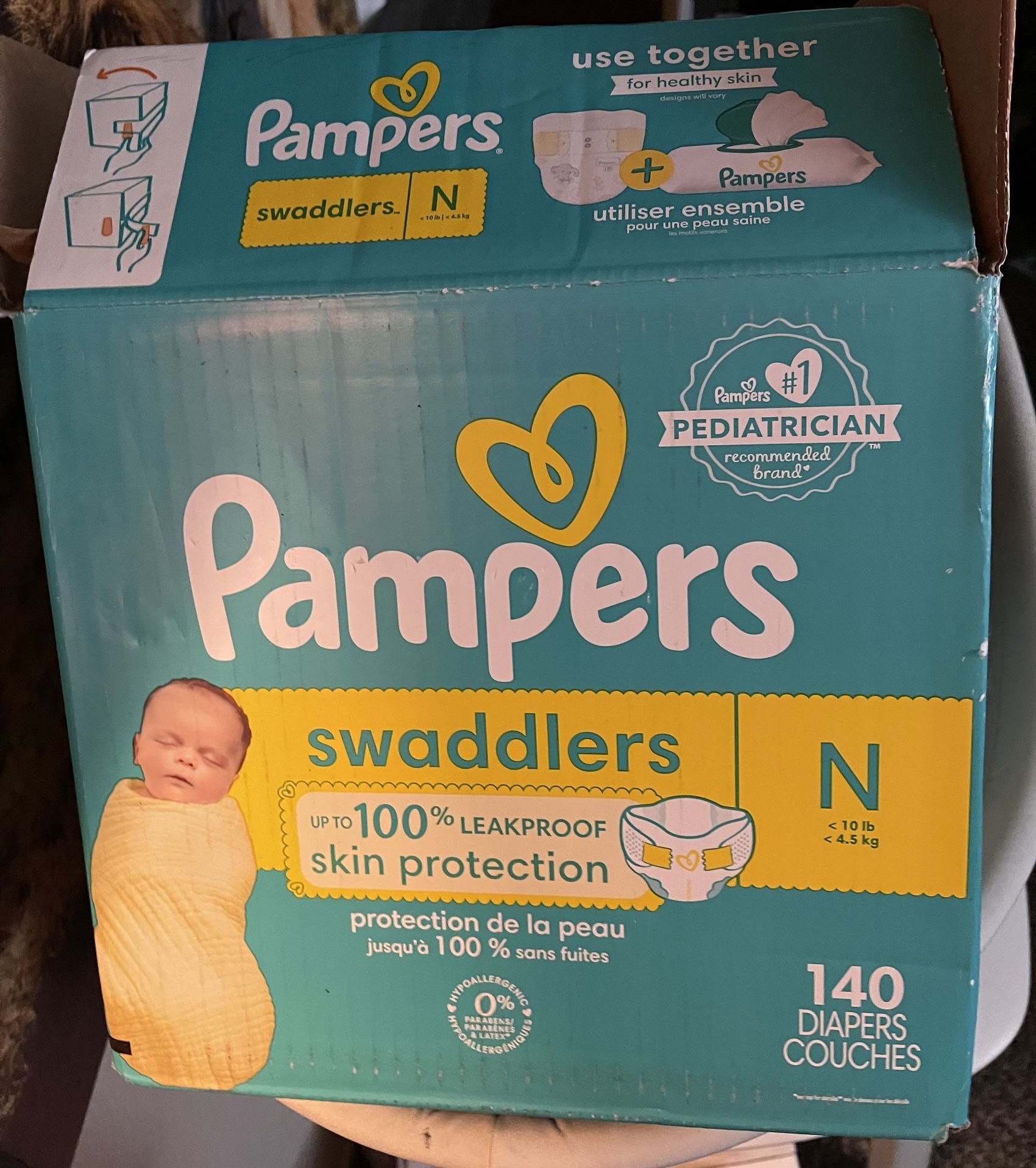 Pampers Newborn 140 Ct