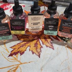 Bundle Of 7 White Barn Scented Oils