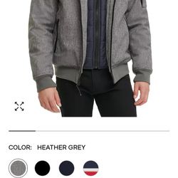 Mens XL Tommy Hilfiger Coat/jacket Gray