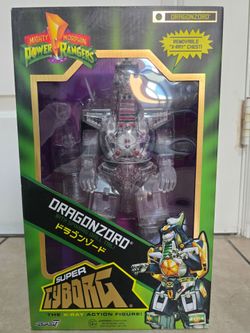 NEW Super7 - Power Rangers Super Cyborg - Dragonzord (Clear) X-Ray