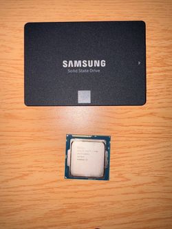 solid state drive & cpu