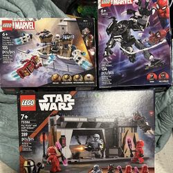 New LEGO Marvel, Star Wars And Speed Lot of 4 For Sale.