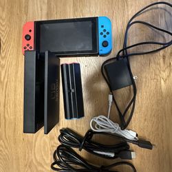 Nintendo Switch - Includes Two Docks & Three Games