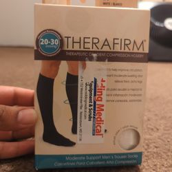 White Compression Socks