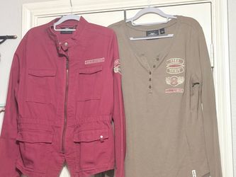 Harley Davidson women’s jacket extra large shirt large