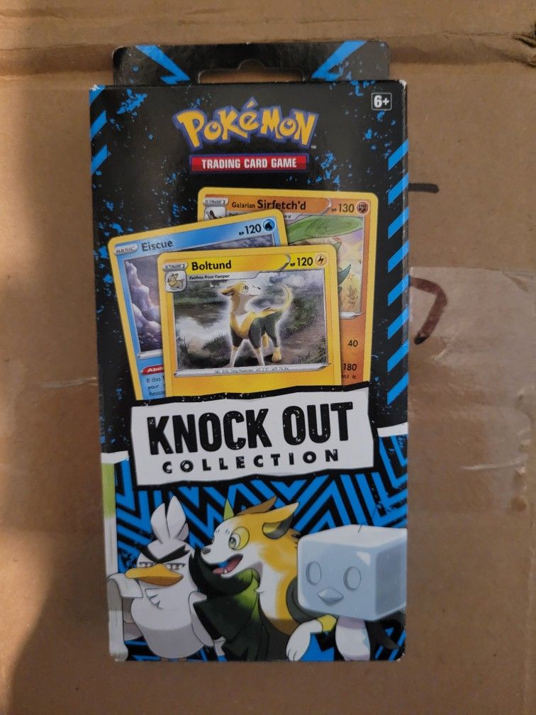 Pokemon Knockout Collection - 2 Booster Packs And Coin