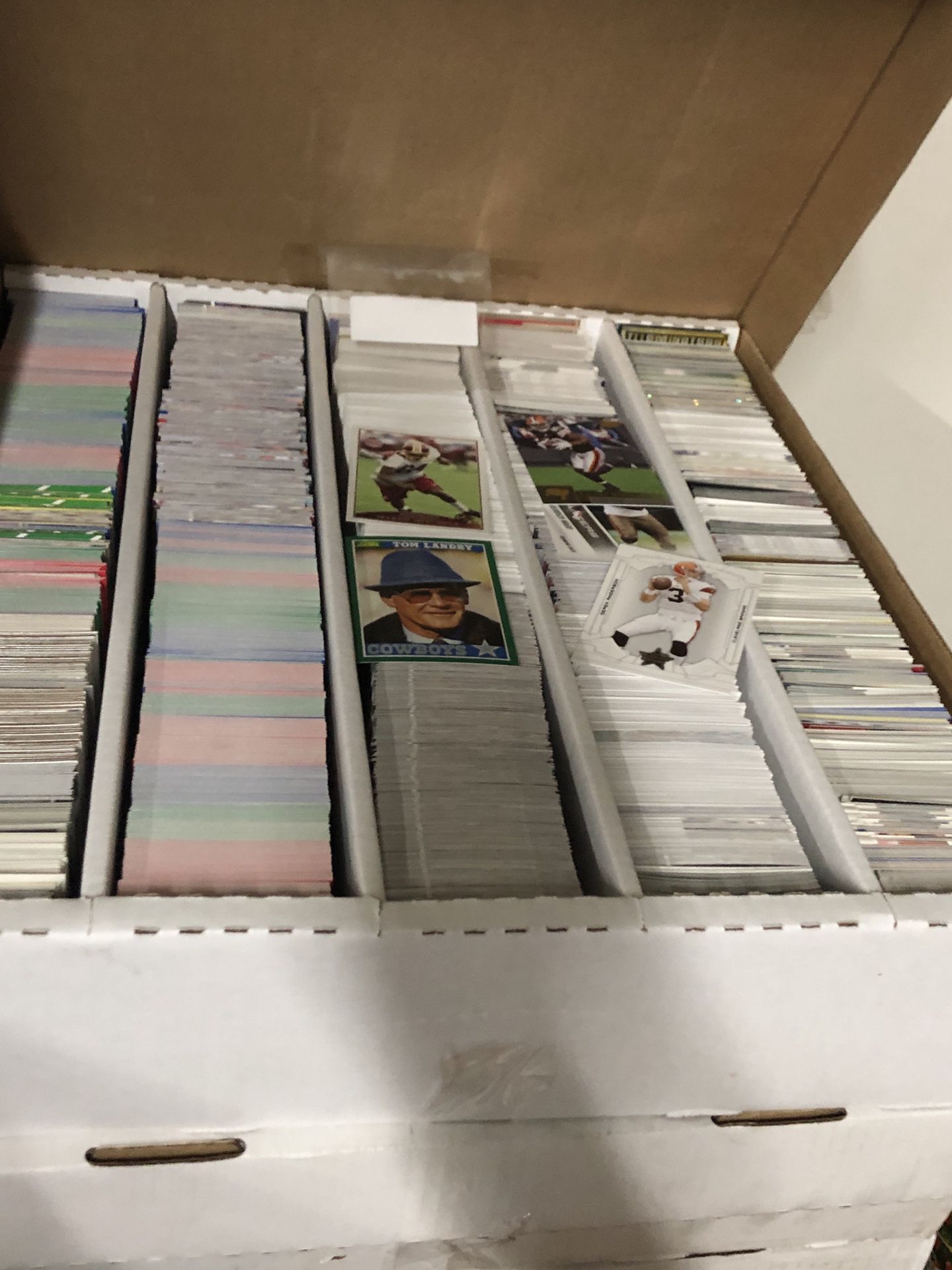 145,000 Unsearched Football & Basketball & Baseball Cards! 28 Boxes of Approx 5,000 Cards Ea Box! PRICE PER BOX/BULK PRICE NEGOTIABLE!