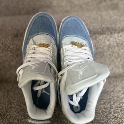 Women's Air Jordan 4 Retro TEX "Worn Blue Denim
