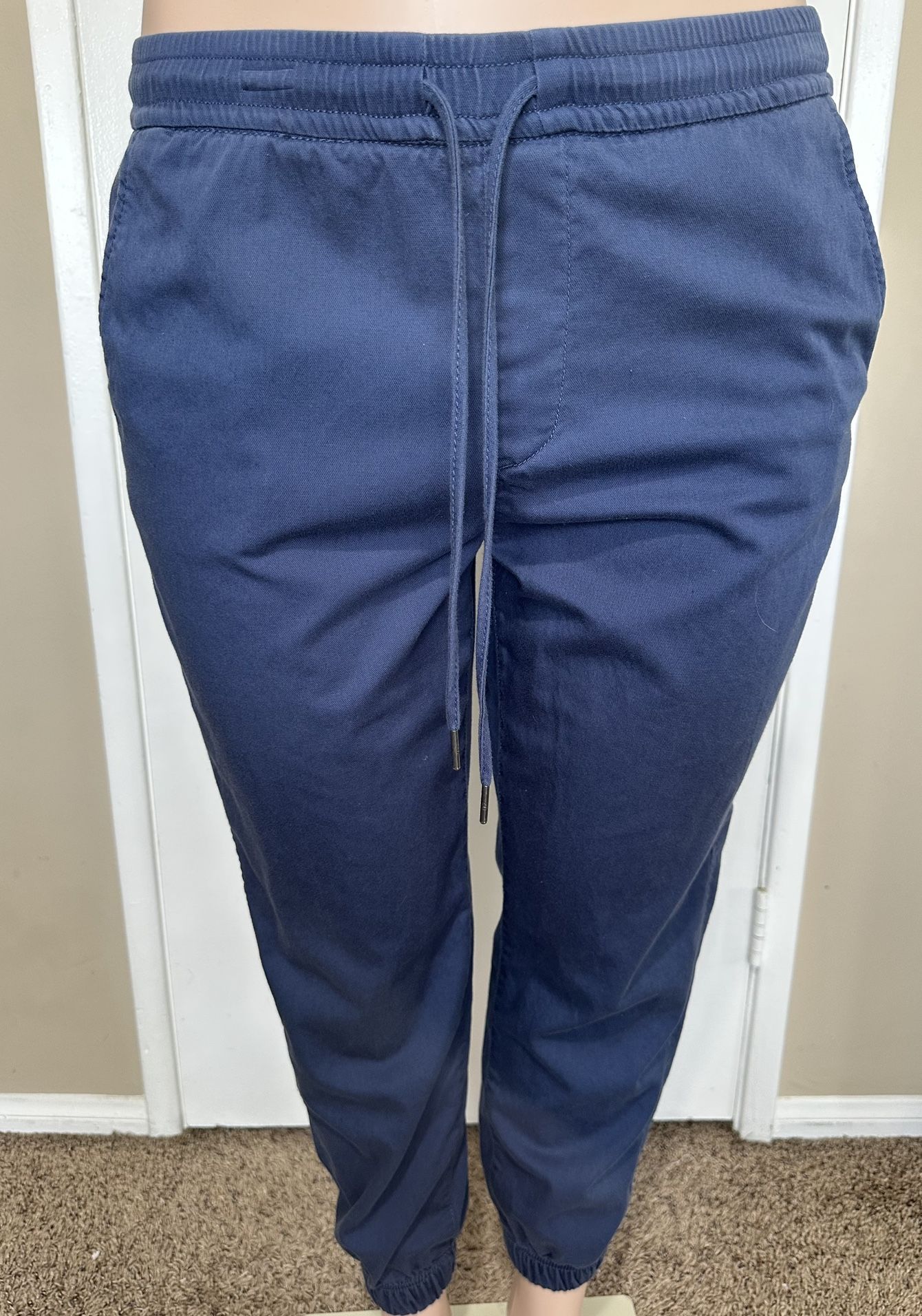 GAP Women’s Navy Blue Twill Jogger Size XL