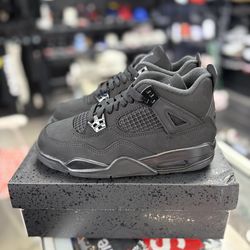 Jordan 4 “Black Cat” (Gs) 4y & 5y