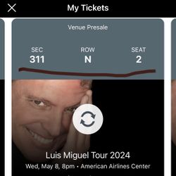 Luis Miguel Tickets $100