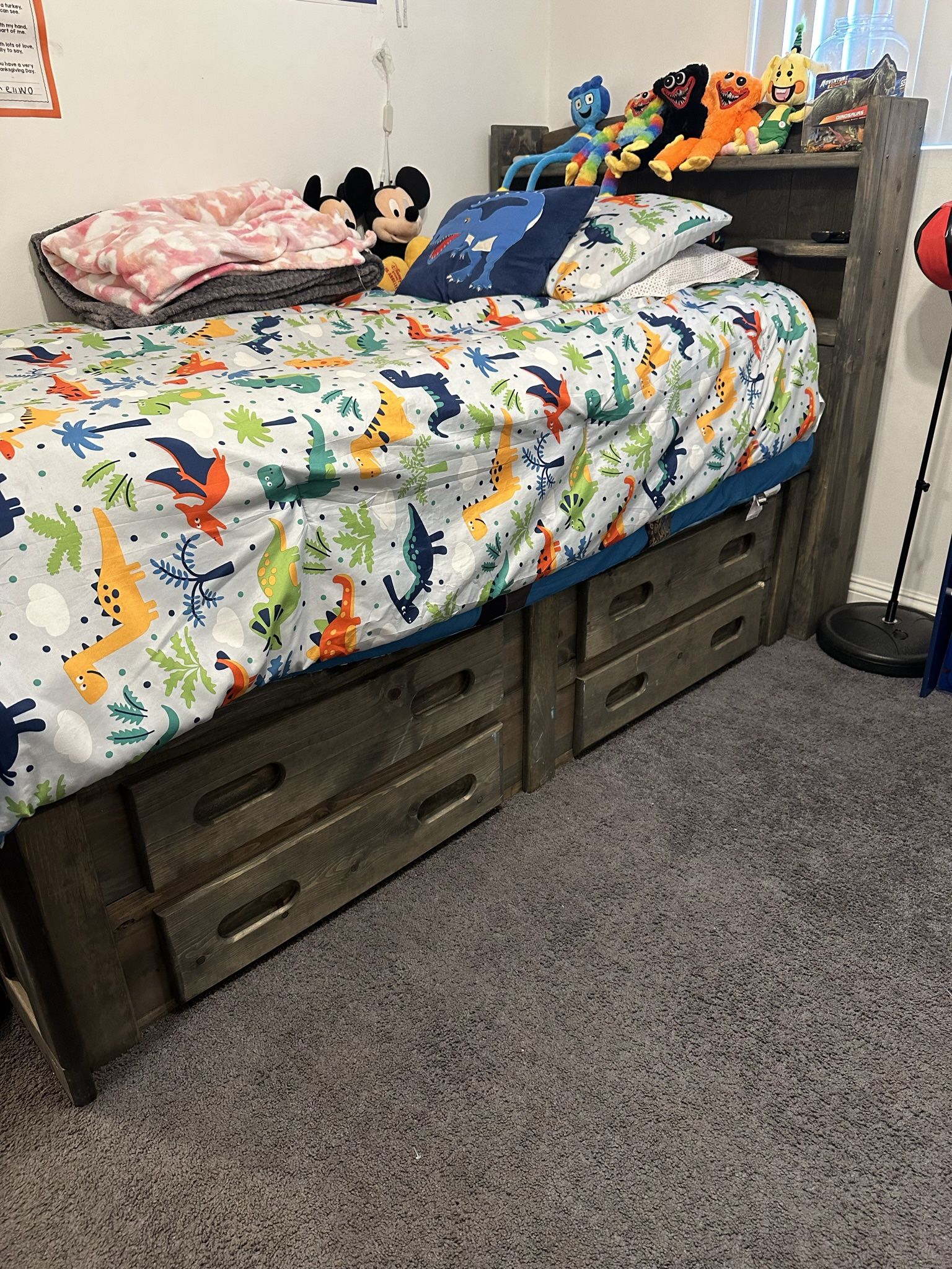 Twin Size Bed Frame REAL WOOD