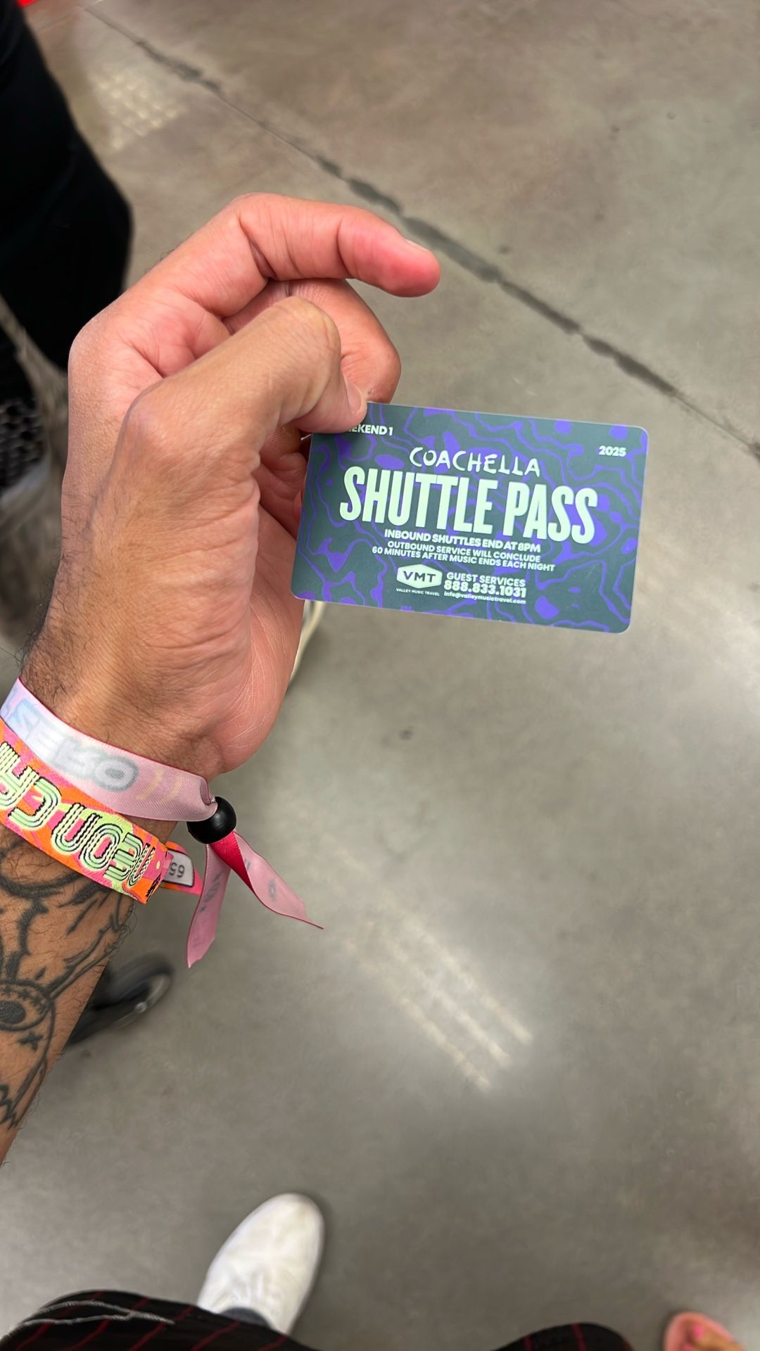Coachella weekend 1 Shuttle Pass