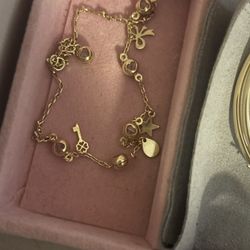 14k Anklet Bracelet 