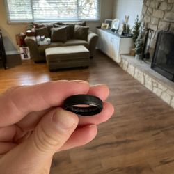 Men’s Black Tungsten Wedding Band 