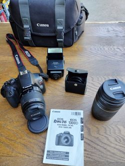 Canon T6 Camera 