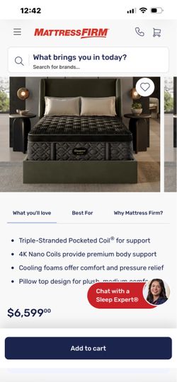 🔥simmons beautyrest series 4 summit pillow top Lu g $1500🔥