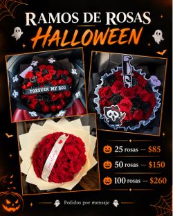 Halloween bouquets