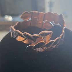 Copper 1950’s hinged Bracelet Renoir 