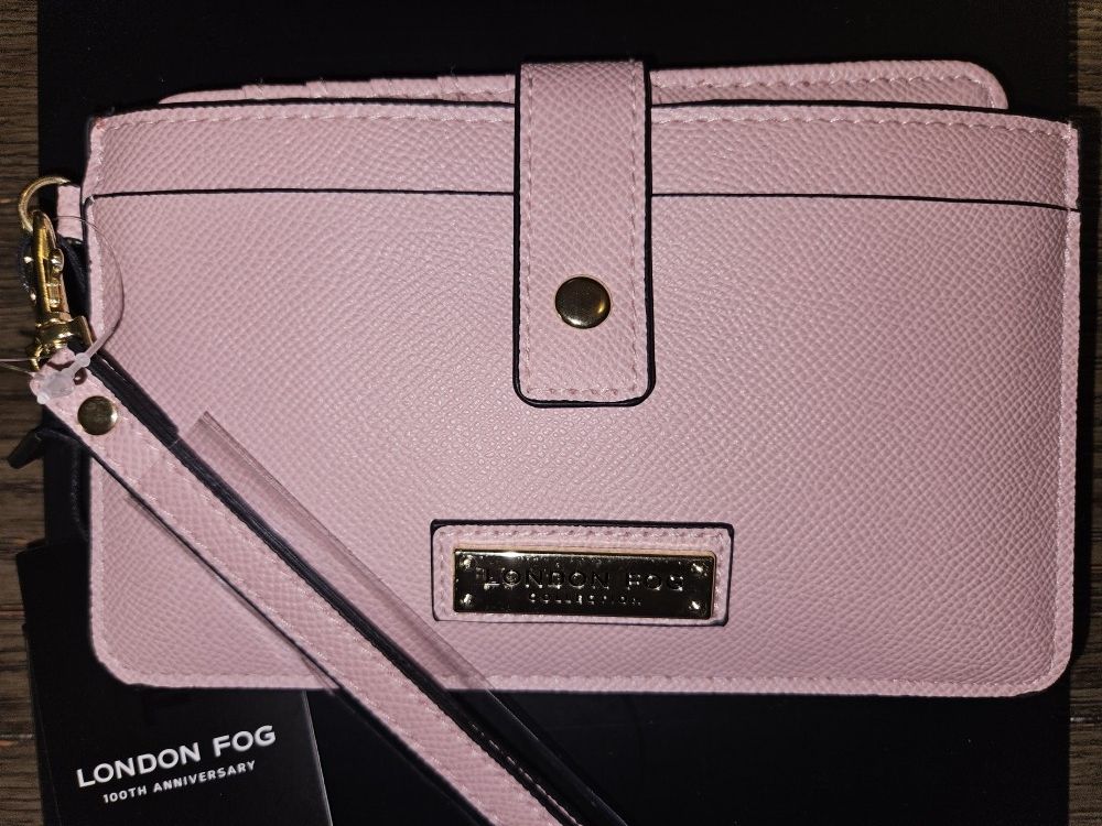 London Fog Pink Wallet / Wristlet
