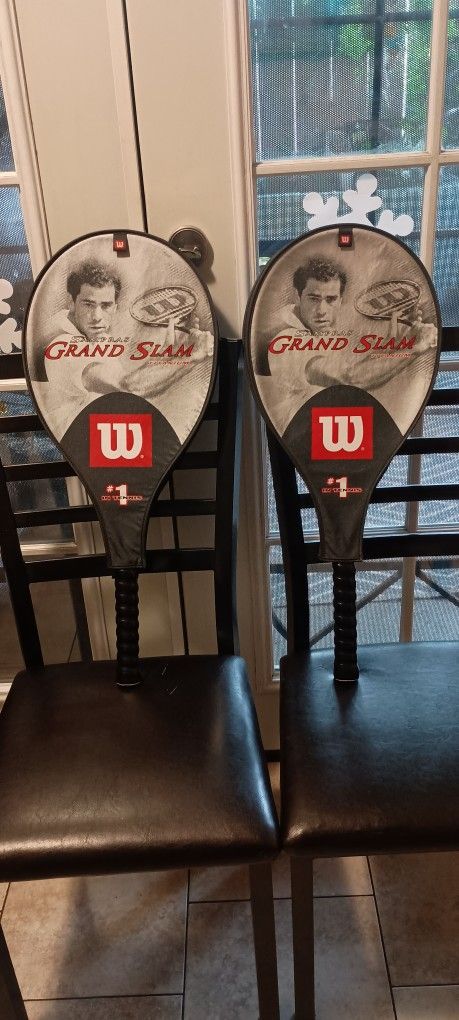 2 Wilson Tennis Rackets In Good Condition