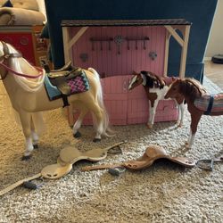 Our Generation horse and Horse Stable 