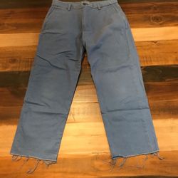 IZOD Custom Cut Doctor Blue Flood Work Pants