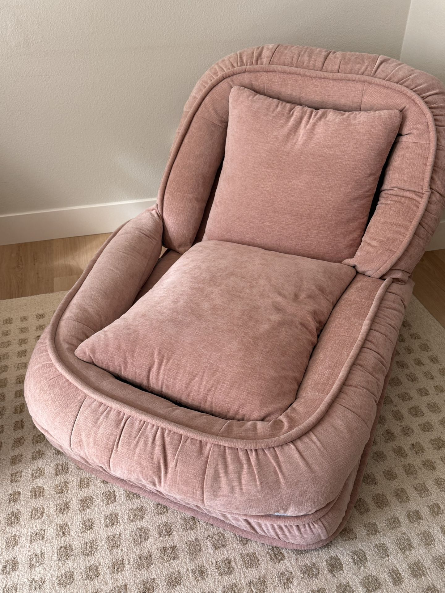 Adjustable Lazy Sofa Bed Floor Chairs (pink)