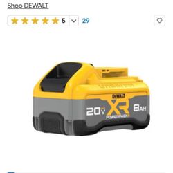 Dewalt 8ah Powerpack Xr 20v Batteries Brand New