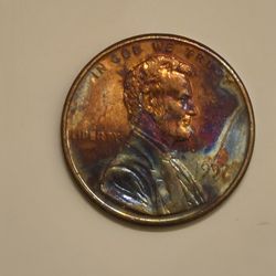 1997 No Mint DDO Natural Toning Lincoln Penny: