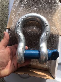 4x 9-1/2 Ton Screw Shackles