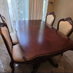 Dining Table with Extender + Chair set
