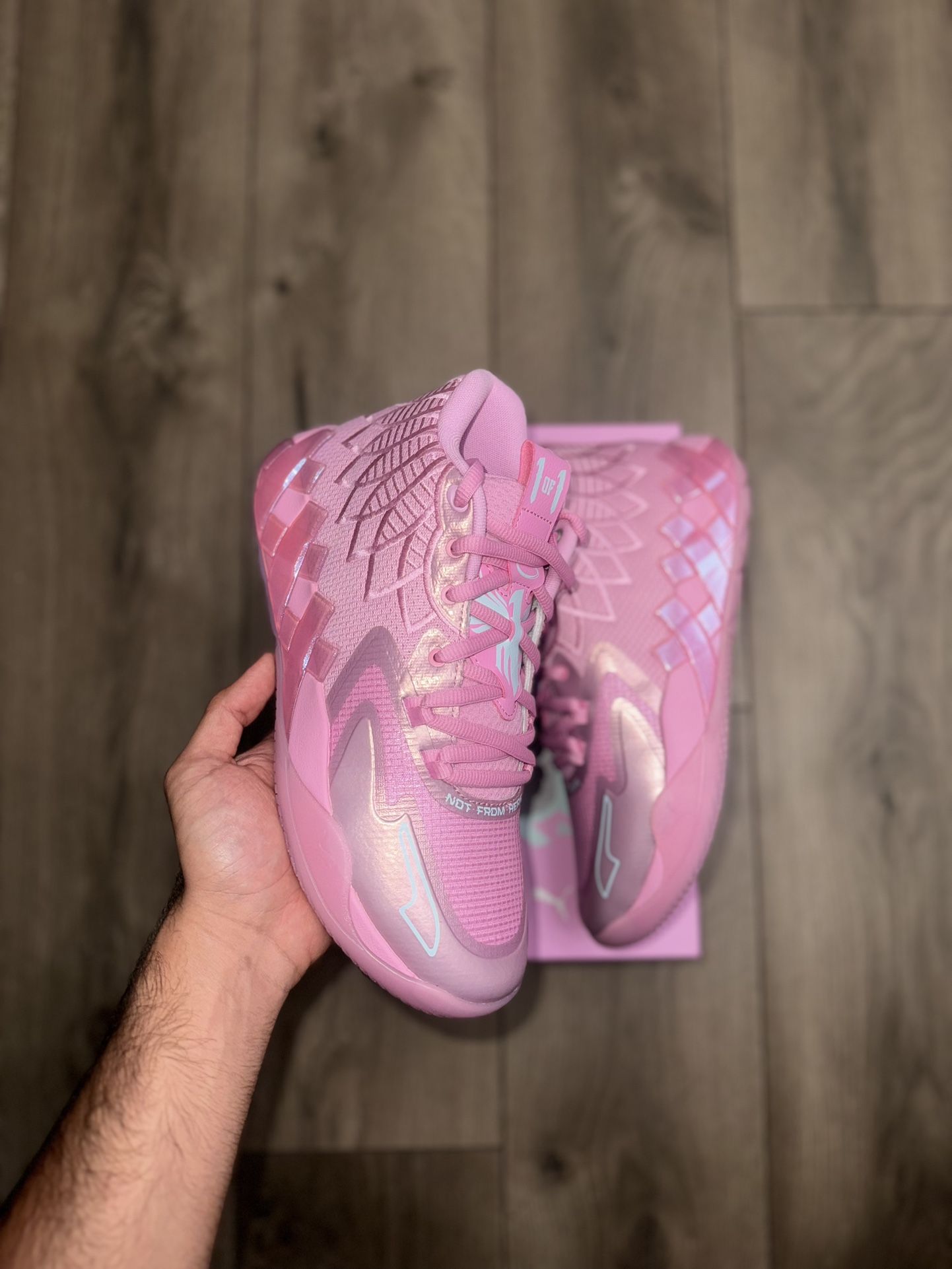 Puma LaMello Mb1.0 Iridescent Pink Size 9