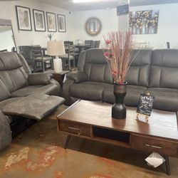 2pc Ashley Sofa And Loveseat Recliners 