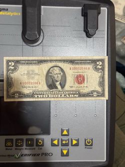 1963 $2 Red Seal United States Note