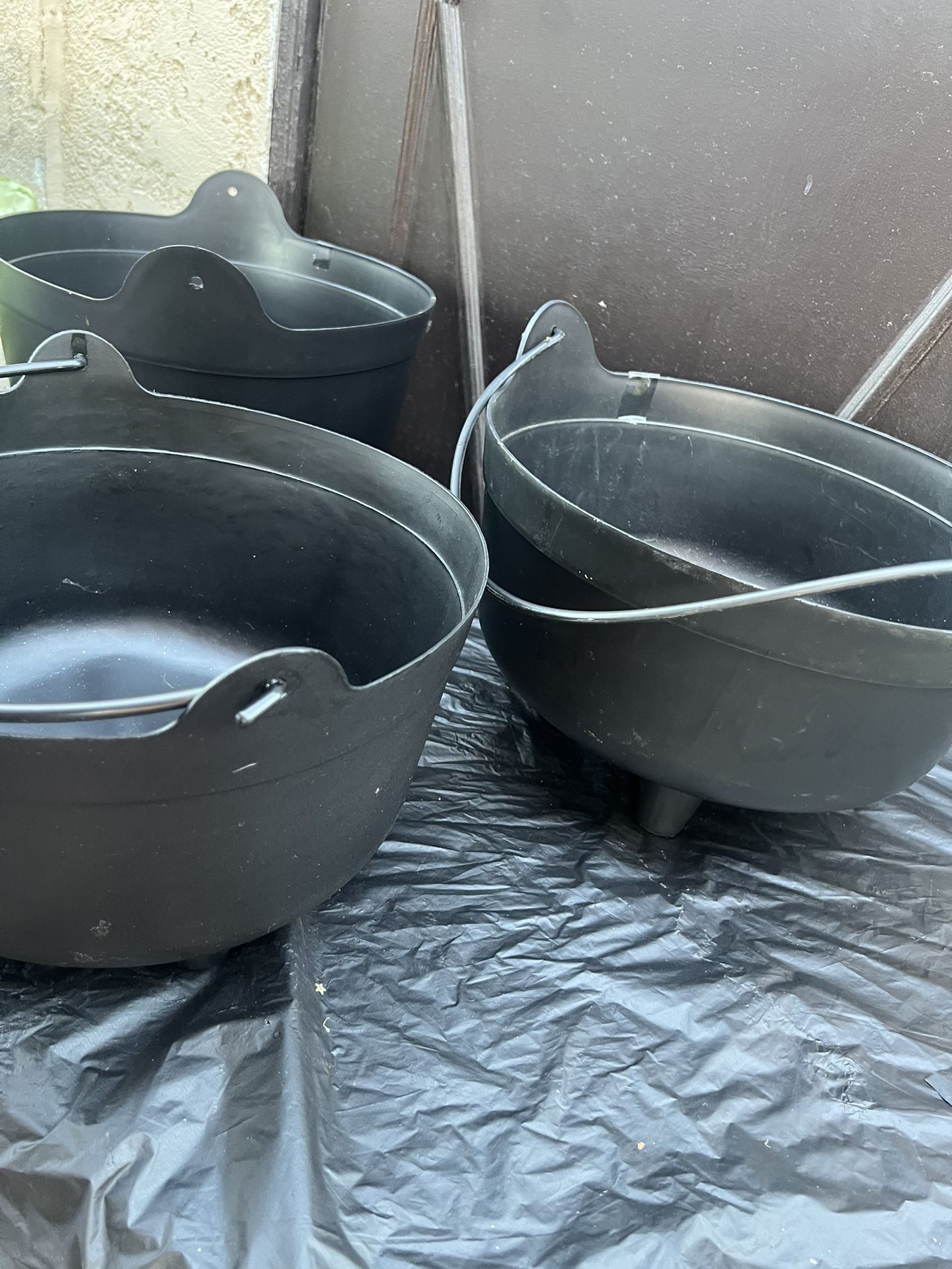 Halloween Decor: Plastic Candy Kettles $10 Each