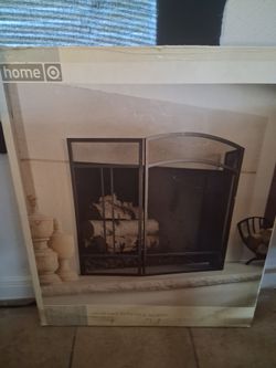 Target Best Product 3 panel Fireplace Screen
