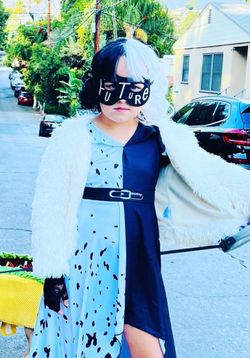 Disney Girls Cruella DeVille Halloween Costume