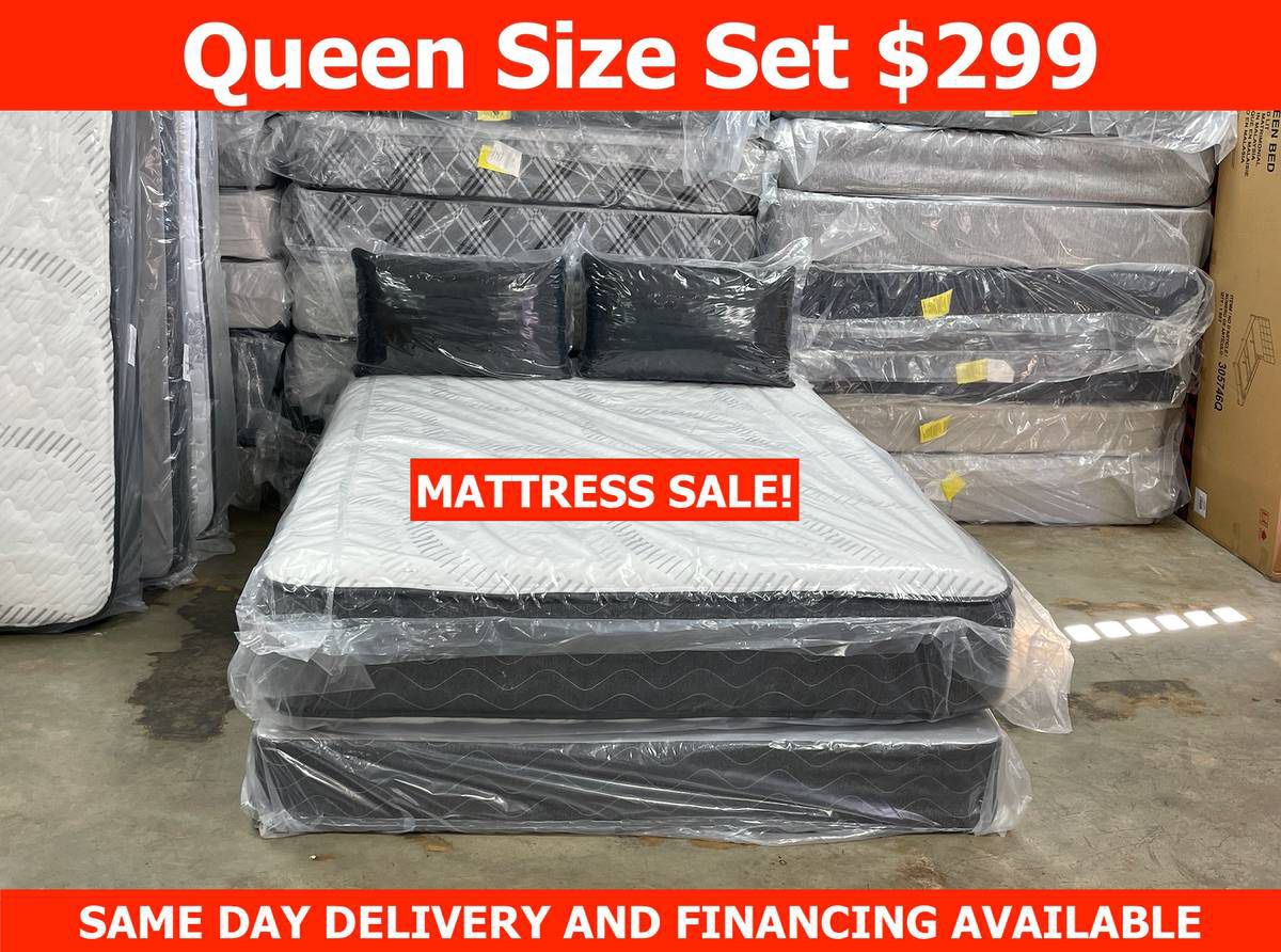 Queen Mattress Sets Same Day Delivery Financing Available Today