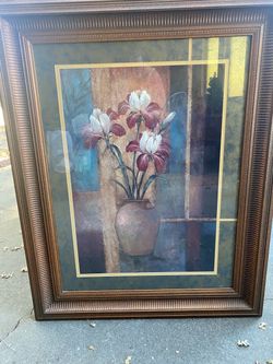 Framed Floral Still Life Wall Art