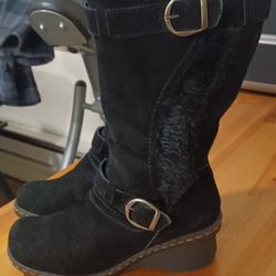 Excellent Condition Baretraps Buckle Boots Tall Women's 9.5