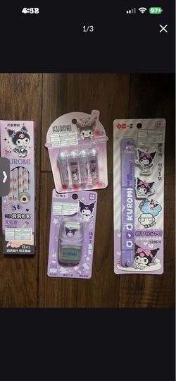 Kuromi Pencil Set