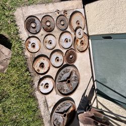 Old Work Out Weights  