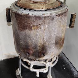 Gas Tandoor Oven on Rolling Stand – 26" Tall