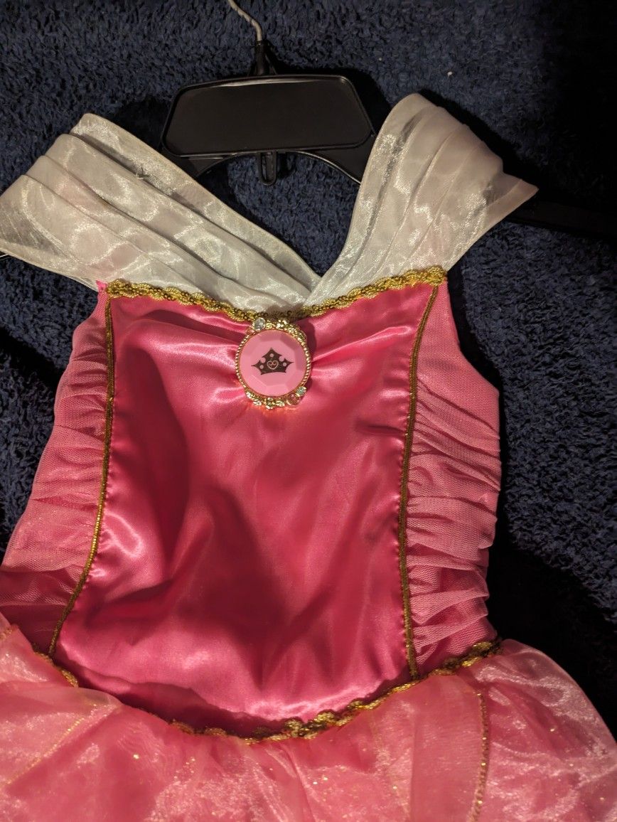 Sleeping Beauty Dress Costume Size 4
