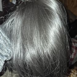 Short Black AUTHENTIC Human Hair Wig