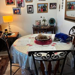 Coffee Table and dining room table and chairs set